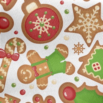 Christmas Cookies Chocolate Ch Jersey Backed Fleece