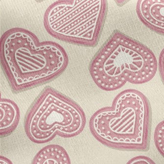 White Chocolate Love Cake Jersey Backed Fleece