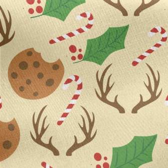 Christmas Cookies Jersey Backed Fleece