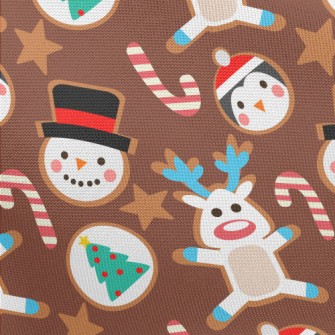 Cute Christmas Character Cooki Pongee