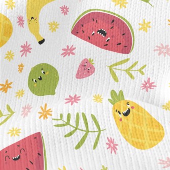 Funny Expression Fruit Stretch Jersey