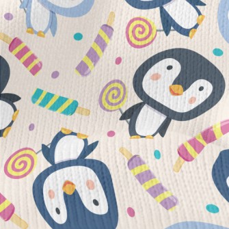 Penguin Holding Lollipop In Ha Stretch Jersey