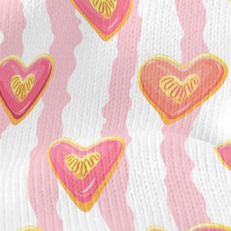 Strawberry Love Cookies Stretch Jersey