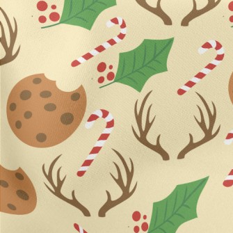 Christmas Cookies Lightweight Cotton Poplin