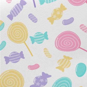 Sweet And Delicious Lollipops Midweight Cotton Poplin