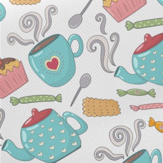 Cake Coffee Maker Midweight Cotton Poplin