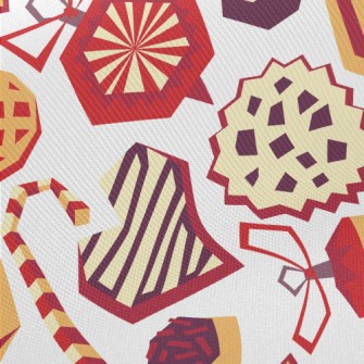 Christmas Handmade Cookies Midweight Cotton Poplin