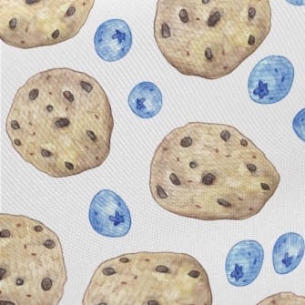 Blueberry Oatmeal Cookies Midweight Cotton Poplin