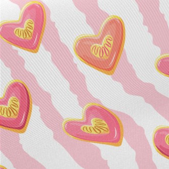 Strawberry Love Cookies Midweight Cotton Poplin