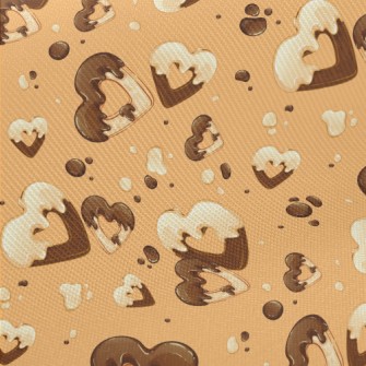 Sweetheart Chocolate Cookies Midweight Cotton Poplin