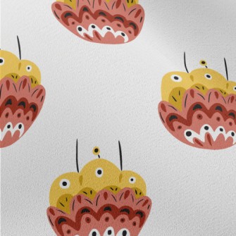 Colorful Ethnic Flowers Chiffon