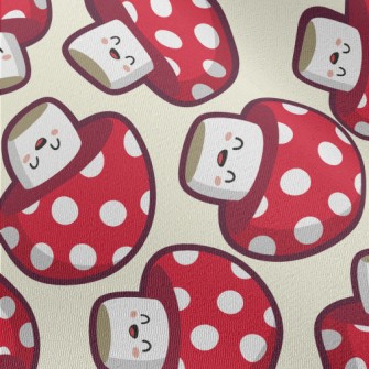 Cute Smiling Mushroom Chiffon
