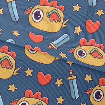 Cute Cartoon Monster Waterproof Oxford