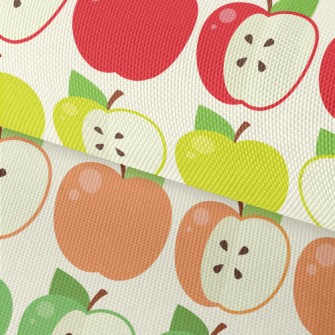 Colorful Apple Slices Waterproof Oxford