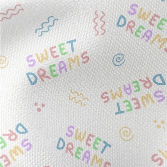 Sweet Dreams Doodle Waterproof Canvas