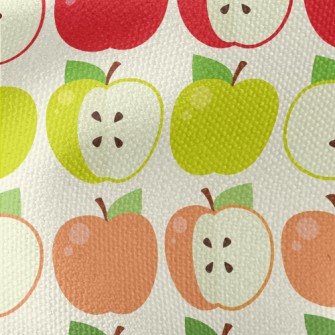 Colorful Apple Slices Waterproof Canvas