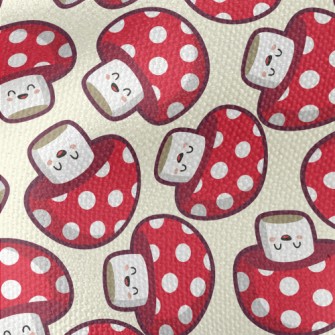 Cute Smiling Mushroom Waterproof Canvas