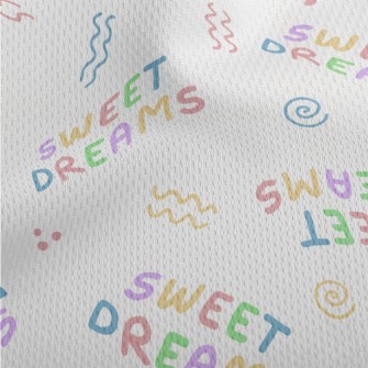 Sweet Dreams Doodle Athletic Mesh Flat Back