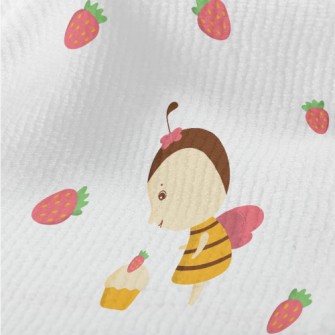 Bee And Strawberry Cake Terry