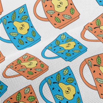 Pear Pattern Mug Performance Linen