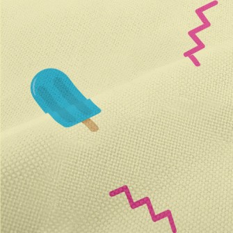 Blue And Yellow Popsicle Performance Linen