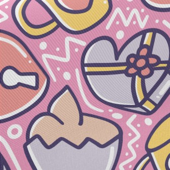 Cartoon Valentine&#39;s Day Gi Twill