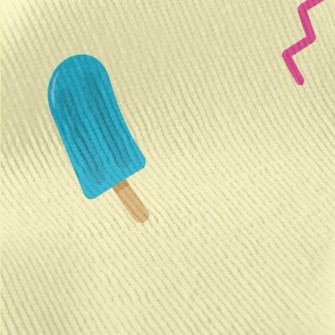 Blue And Yellow Popsicle Standard Corduroy