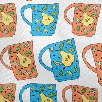 Pear Pattern Mug Dobby