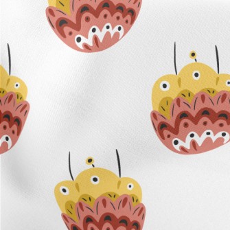 Colorful Ethnic Flowers Stretch Ponte