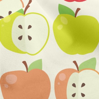 Colorful Apple Slices Micro Fleece