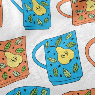 Pear Pattern Mug Minky