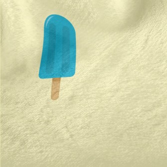 Blue And Yellow Popsicle Minky