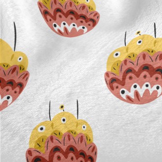 Colorful Ethnic Flowers Minky