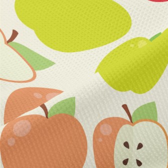 Colorful Apple Slices Piqué
