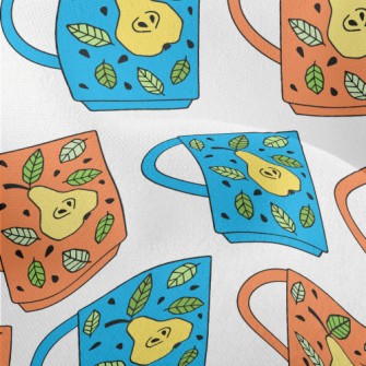 Pear Pattern Mug Lightweight Performance Linen