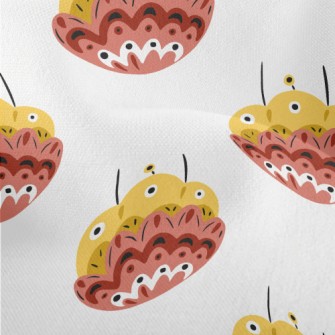 Colorful Ethnic Flowers Lightweight Performance Linen