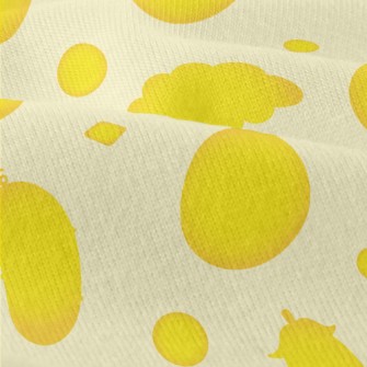 Yellow Vegetables Silhouettes Modern Jersey