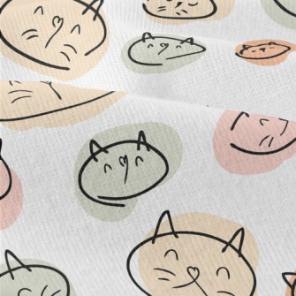 Colorful Cat Illustration Modern Jersey