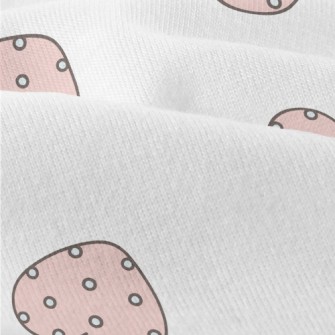 White Polka Dot Love Heart Modern Jersey