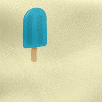 Blue And Yellow Popsicle Jersey Backed Fleece