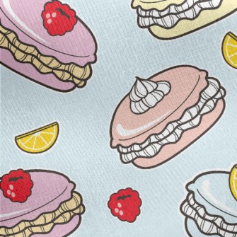 Cartoon Fruit Cake Jersey Backed Fleece