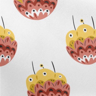 Colorful Ethnic Flowers Pongee