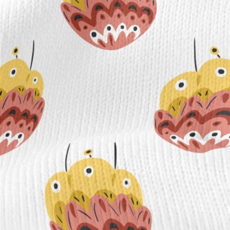 Colorful Ethnic Flowers Stretch Jersey