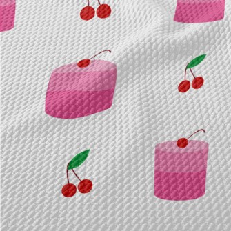 Cherry Pudding Cake Birdseye Piqué