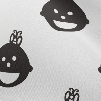 Happy Children Smiling Faces Chiffon