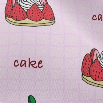 Strawberry Cream Cake Chiffon