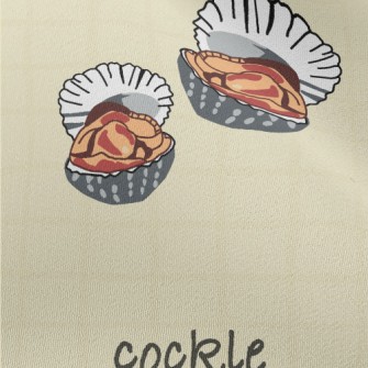 Cartoon Hand Drawn Cockle Chiffon