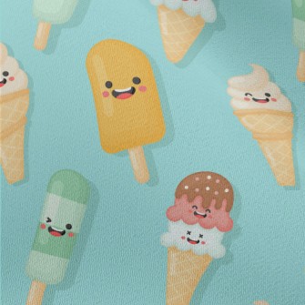 Playful Cartoon Popsicle Chiffon