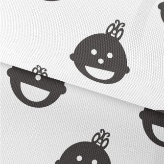 Happy Children Smiling Faces Waterproof Oxford