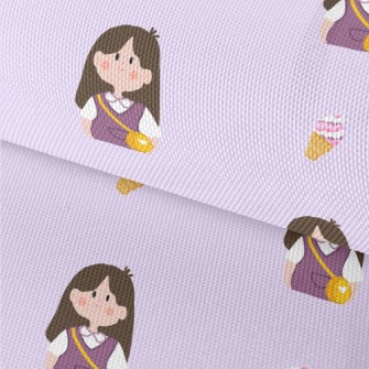 Happy Outing Little Girl Waterproof Oxford